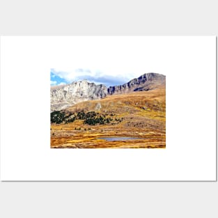 High Tundra Lake in the Rockies Posters and Art